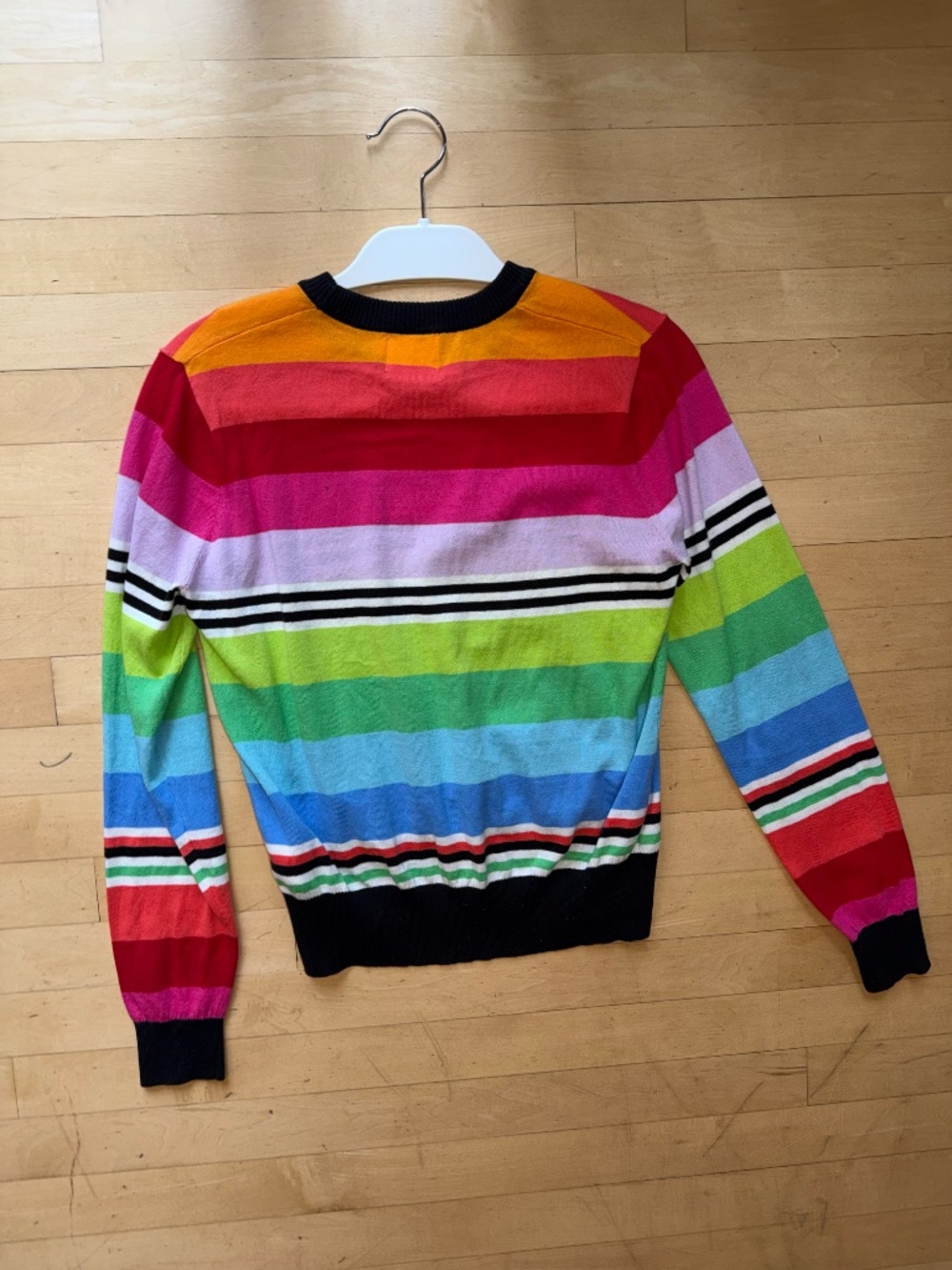 WISPR multi stripe crew neck sweater, M,  CB2646 - Picture 3 of 3